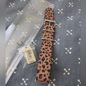 Fossil Leopard Print Smart Watch Band